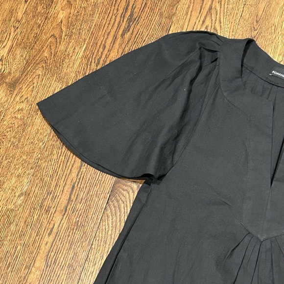 Pomander Place Finley Flutter Sleeve Black Dress - Picture 3 of 10